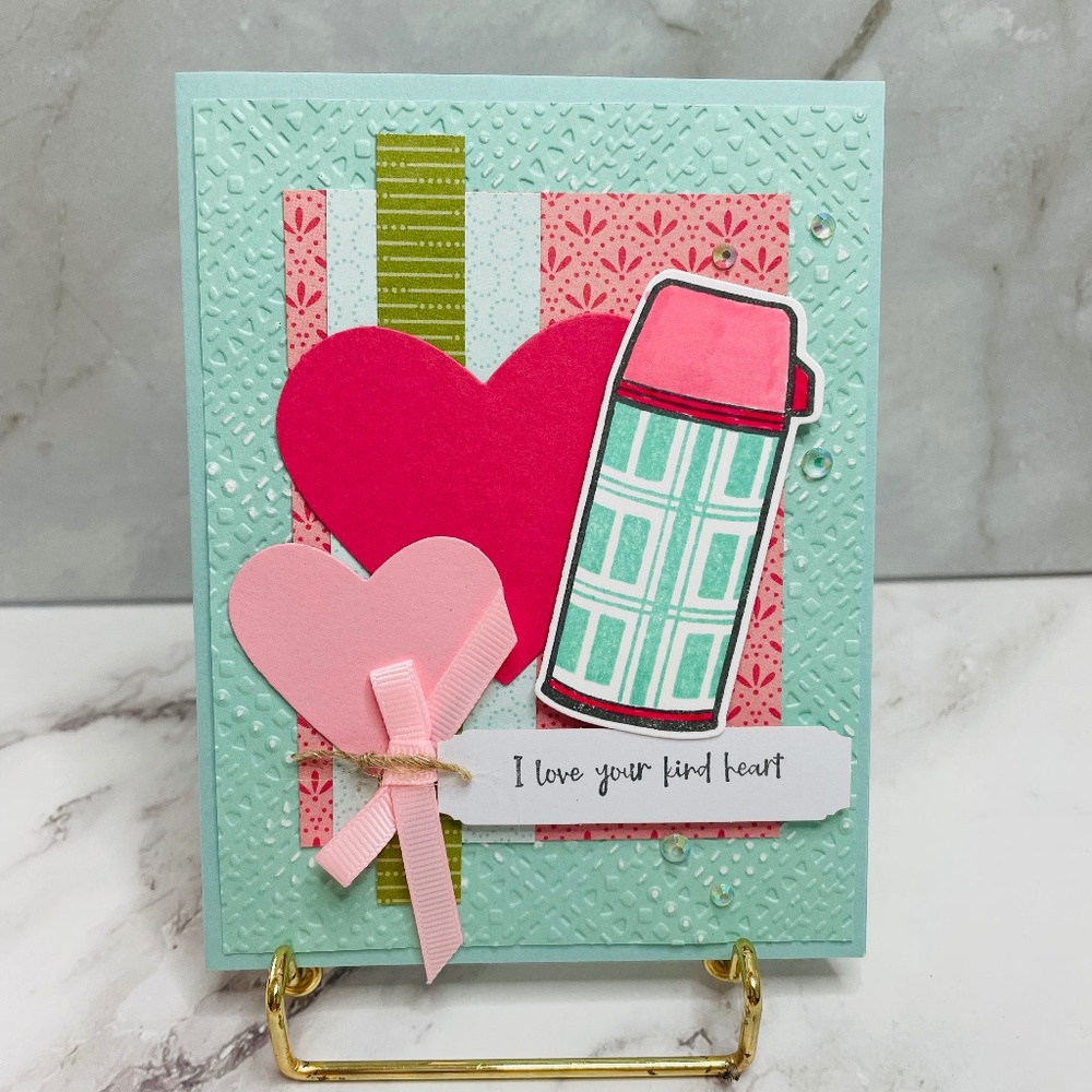 I Love Your Kind Heart Handmade Greeting Card